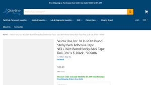 90086 Velcro Usa, Inc. VELCRO® Brand Sticky Back Adhesive Tape - velcro usa incorporated