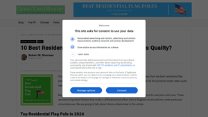 10 Best Residential Flag Pole Reviews 2024 | Great Yard Master - best flag pole kit made in usa