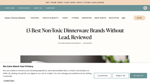 13 Best Non-Toxic Dinnerware Brands Without Lead, Reviewed - dishware made in usa