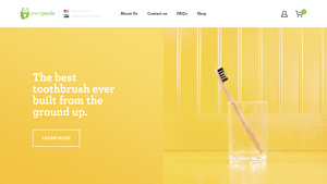Green Panda - Bamboo Toothbrush