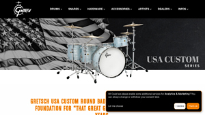 Gretsch USA Custom Round Badge drums have ... - Drums | Gretsch Drums - gretsch usa custom