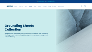 Shop Grounding Sheets & Earthing Sheet for Bed - Grooni - grounding sheets made in usa