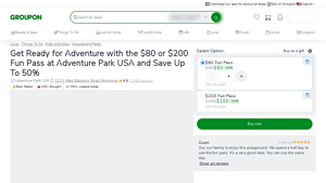 Adventure Park USA - From $50 - Monrovia | Groupon - adventure park usa deals