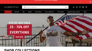 America's Patriotic T-Shirt & Apparel Brand - Grunt Style, LLC - men's apparel made in usa