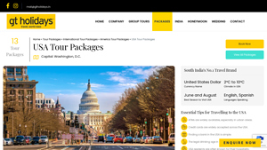 USA Tour Packages | GT Holidays - usa package trip