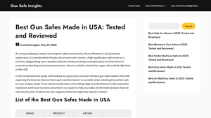 Best Gun Safes Made in USA: Tested and Reviewed - safes made in usa