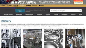GW Kent - Commercial Brewing Equipment