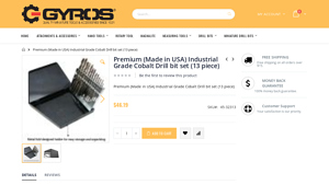 Gyro Tools - Premium Industrial Grade Cobalt Drill Bit Set