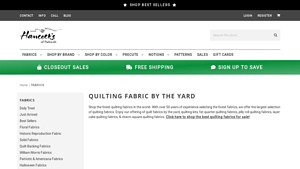 Quilting Fabrics by the Yard | Hancock's of Paducah - largest fabric store in usa
