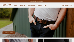 Hanks Belts - Leather Belts for Men - leather belts made in usa