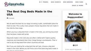 The Best Dog Beds Made in the USA - Happy Oodles - dog beds made in the usa