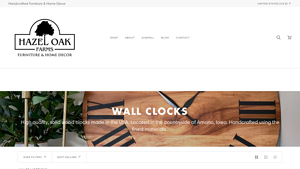 Hazel Oak Farms - Handcrafted Solid Wood Clocks