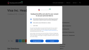 Visa Inc. Headquarters and Office locations (2025 Update) - visa usa inc