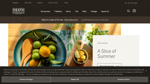 Heath Ceramics | Curated Home Goods | Sustainably Handcrafted - dishware made in usa