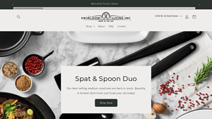 Heirloom Living Inc. - Ultra-Pure Silicone Kitchen Utensils - kitchen utensils made in usa