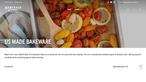 US Made Bakeware - Heritage Steel - stainless steel baking pans made in usa
