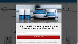Coffee Mugs - Made In USA - HF Coors - coffee cups made in usa
