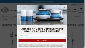 American-Made Ceramic Dinnerware Sets, Restaurant Quality HF ... - HF Coors - dishware sets made in usa