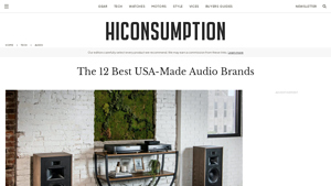 12 Best USA-Made Audio Brands | HiConsumption - speakers made in usa