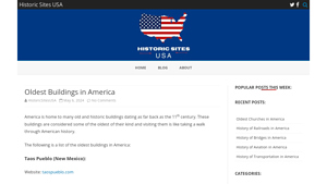 Oldest Buildings in America - Historic Sites USA - oldest building in the usa
