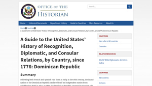 Dominican Republic - Countries - Office of the Historian - dominican republic part of usa