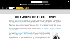 Industrialization in the United States - HISTORY CRUNCH - industrial revolution in usa