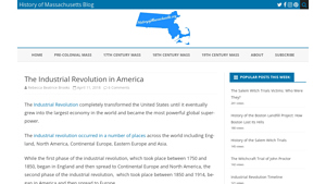 The Industrial Revolution in America - Histoire du Massachusetts - industrial revolution in usa