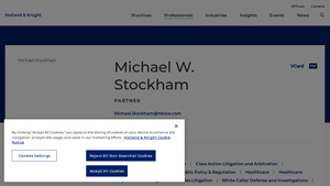 Michael W. Stockham | Professionals - Holland & Knight - stockham usa
