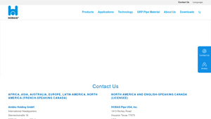Contact Us - Hobas - hobas pipe usa inc