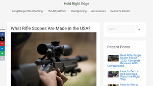 What Rifle Scopes Are Made in the USA? - Hold Right Edge - rifle scopes made in usa
