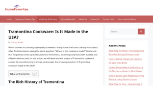 Tramontina Cookware: Is It Made in the USA? - HomeFavorites - bakeware made in the usa