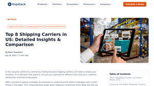Top 8 Shipping Carriers in US: Detailed Insights & Comparison - shipping companies in usa