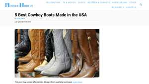 5 Best Cowboy Boots Made in the USA - Horsey Hooves - cowgirl boots made in usa