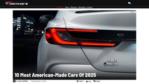 10 Most American-Made Cars Of 2025 - suv made in usa