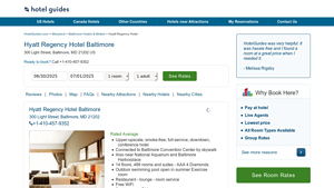 Hyatt Regency Hotel Baltimore, MD - See Discounts - HotelGuides.com - hyatt regency baltimore 300 light street baltimore maryland usa 21202