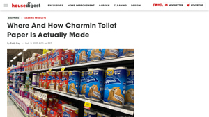 Where And How Charmin Toilet Paper Is Actually Made - toilet paper made in usa