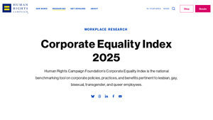 HRC | Corporate Equality Index 2025 - dei companies list in usa