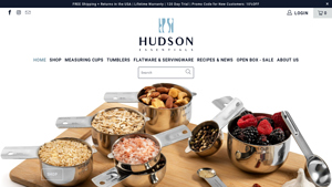 Hudson Essentials - Stainless Steel Measuring Cups and Spoons Sets