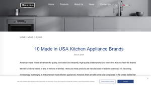 10 Made in USA Kitchen Appliance Brands - hyxion.com - fridge made in usa