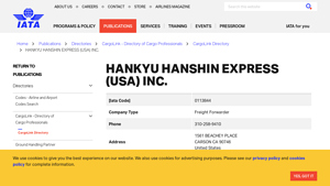 Hankyu Hanshin Express (Usa) Inc. - Iata - hankyu hanshin express usa inc
