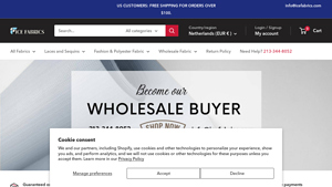Luxury Online Fabric Store & Wholesale Dealers - ICE FABRICS - fabric suppliers usa