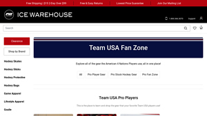 Team USA Fan Zone - Ice Warehouse - usa hockey clothing