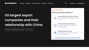 US largest export companies and their relationship with China - exporters in usa