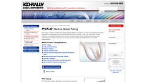 Medical Grade Tubing - ICO RALLY / ESCO Components - medical grade tubing 3/8 od made in the usa