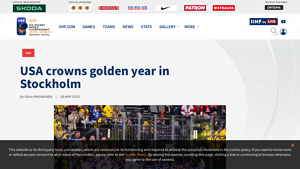 USA crowns golden year in Stockholm - IIHF - usa hockey inc