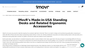 Made-in-USA Standing Desks | iMovR.com - desks made in usa