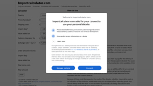 Calculate import duties, custom clearance fees, and value added tax ... - customs duty calculator usa