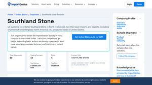 Southland Stone | See Full Importer History - ImportGenius - southland stone usa north hollywood ca
