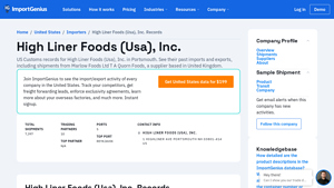 High Liner Foods (Usa), Inc. - ImportGenius - high liner foods usa inc