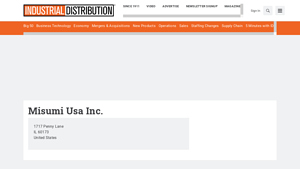 Misumi Usa Inc. | Industrial Distribution - misumi usa inc